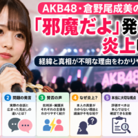 倉野尾成美さんをめぐる発言騒動の解説用AI生成イメージ。写真は本人ではなく架空の人物。